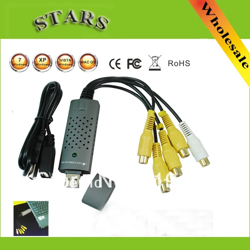 4 канальный адаптер для видеосъемки USB2.0 DVR система видеонаблюдения поддержка Window