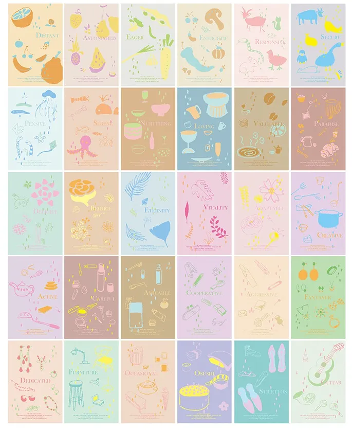 

143mmx93mm colorful fruit paper postcard(1pack=30pieces)