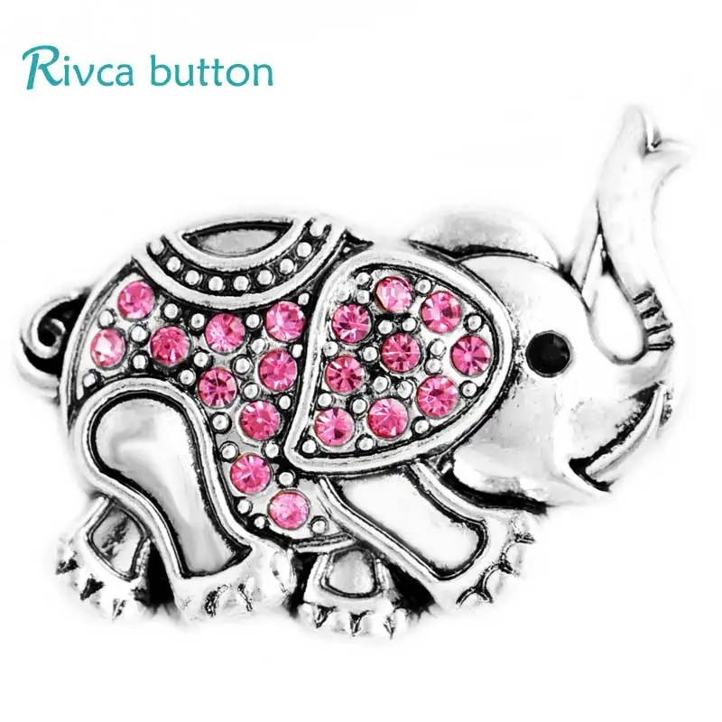 Ювелирные изделия Rivca Новое поступление металлический слон стразы