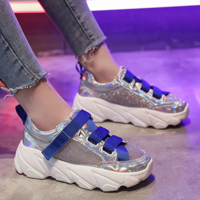 2019 новые трендовые туфли на платформе и каблуке женские весенние Брендовые