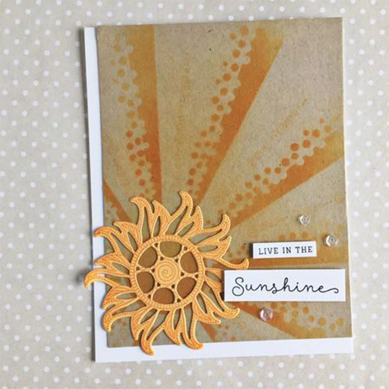

Sun Clouds Set Metal Cutting Dies Stencils for DIY Scrapbooking Decorative Crafts Embossing Paper Cards Making New Diecut