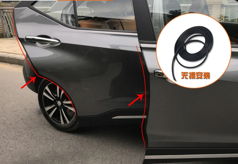 Защитная лента для дверей NISSAN KICKS 2017 уплотнительная бампера | Автомобили и