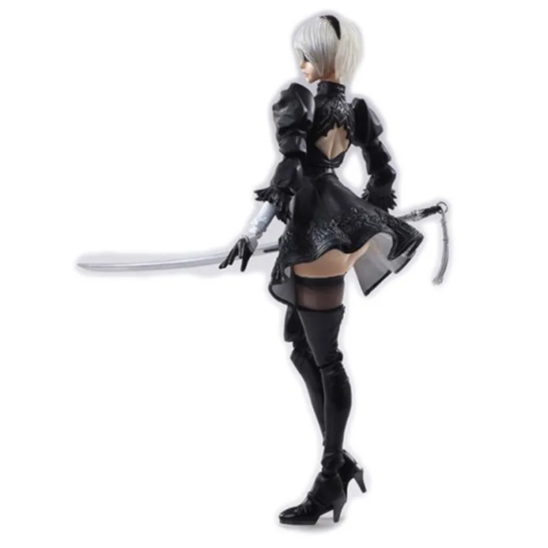 ПВХ NieR Automata YoRHa No.2 тип B 2B 15 см комикс Pa Change экшн-модель Боевая аниме фигурка