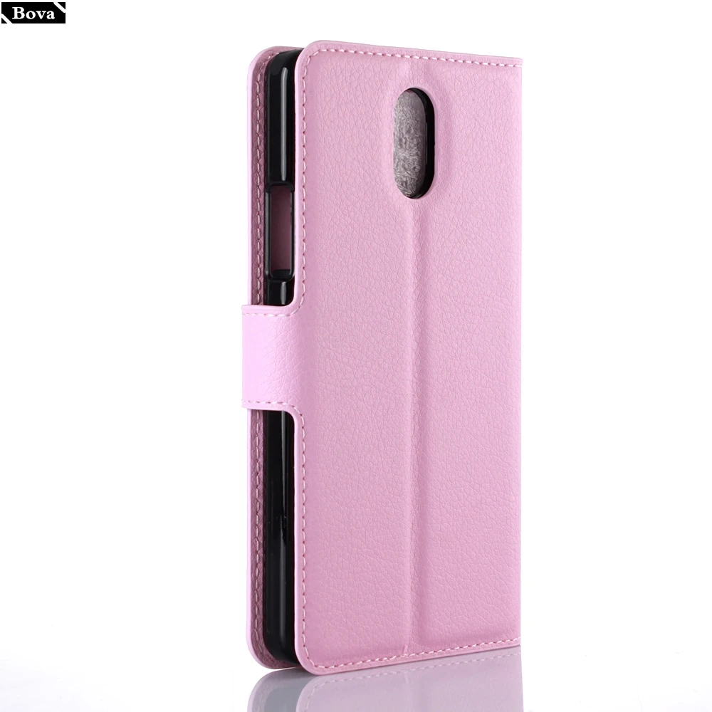Чехол для lenovo P1m Vibe P1m из искусственной кожи чехол держатель для карт чехол для телефона для lenovo Vibe P1m защитный чехол кобура fundas - Цвет: Pink JFC