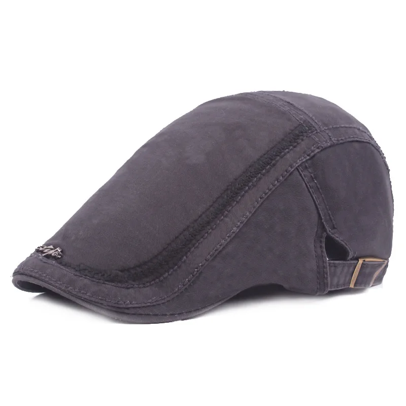 

Ditpossible new style cotton beret men hat embroidery flat caps women fashion berets gorras hats for men