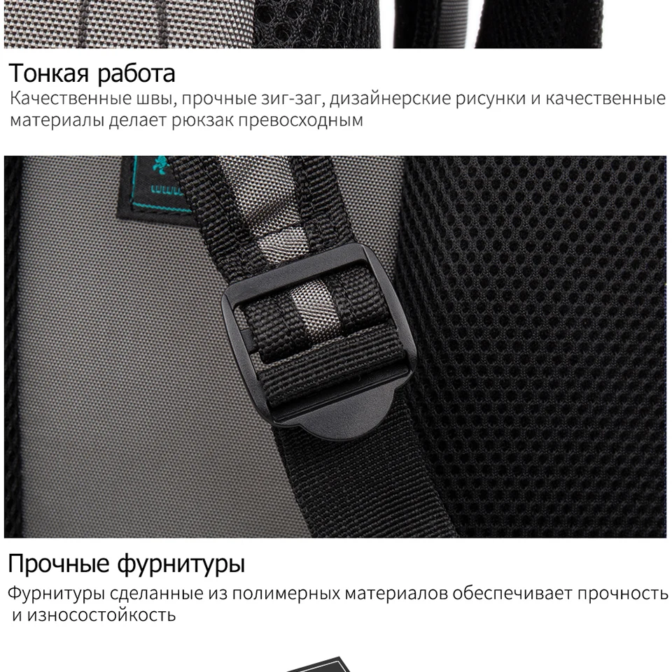 Мужской рюкзак GRIZZLY повседневные Рюкзаки для подростков мальчиков школьные сумки многофункциональные водонепроницаемые дорожные сумки большой емкости