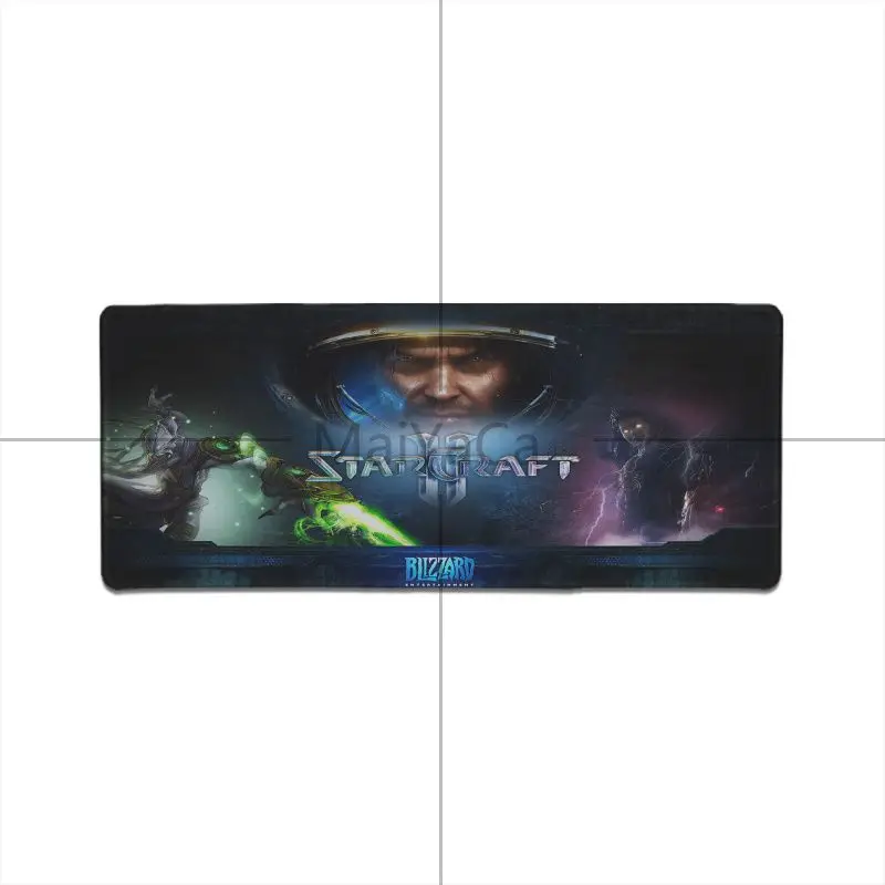 MaiYaCa, новинка, Starcraft, натуральный каучук, игровой коврик для мыши, Настольный коврик, уникальный настольный коврик для ноутбука, ПК, компьютера, коврик xl, супер большой коврик для мыши