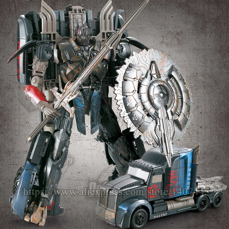 Игрушка трансформер для мальчиков 5 размеров крутые экшн фигурки из пластика и