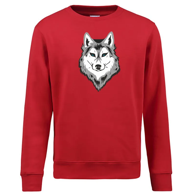 Волки Твердые толстовки Толстовка 2018 дизайн черный/серый мужские и wo с длинным