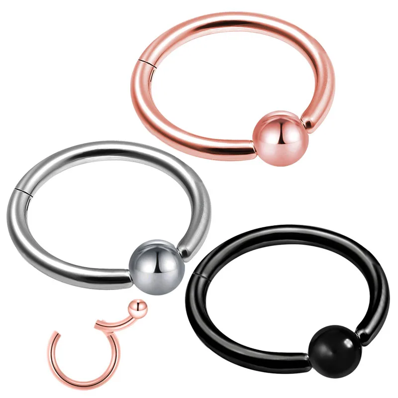 Кольца для сосков из нержавеющей стали мужчин и женщин украшения пирсинга носа