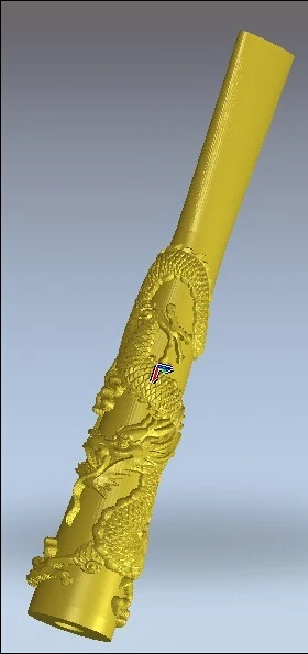 3D модель рельеф для ЧПУ в формате STL Dragon Tobacco pipe | Инструменты
