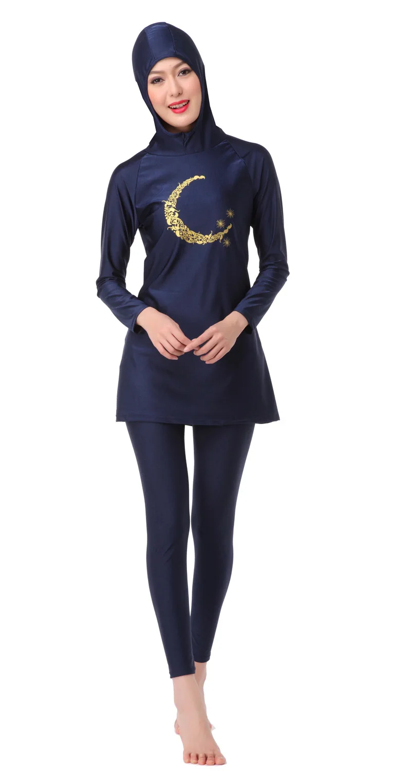 Женский купальный костюм с полным покрытием мусульманский для исламских женщин