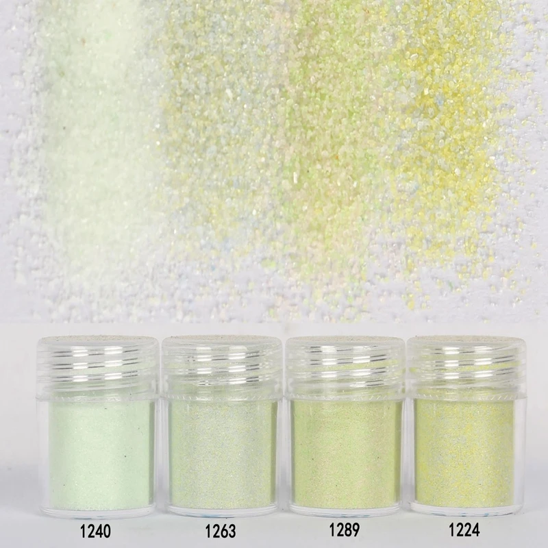 10 г молочный банан Мятные сверкающие ногти сахарный блеск для ногтей