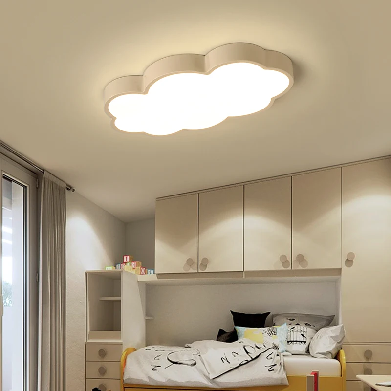 2018 LED облако детская комната освещение потолочная лампа с синим белым розовым для