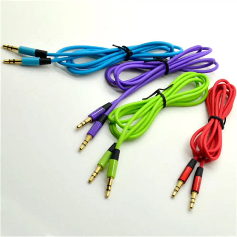 Новый 3 5 мм мини стерео мужской золотой разъем аудио кабель Шнур автомобильный Aux