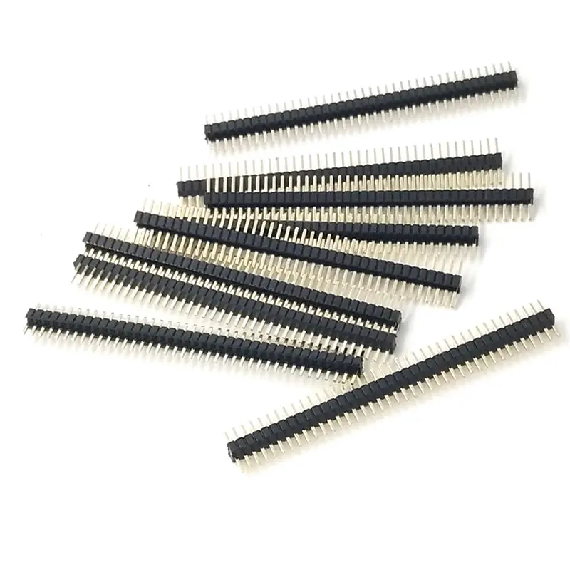 20 шт./лот штырьковый разъем 1 27 мм 40 1x40P|4 pin male|pitch |