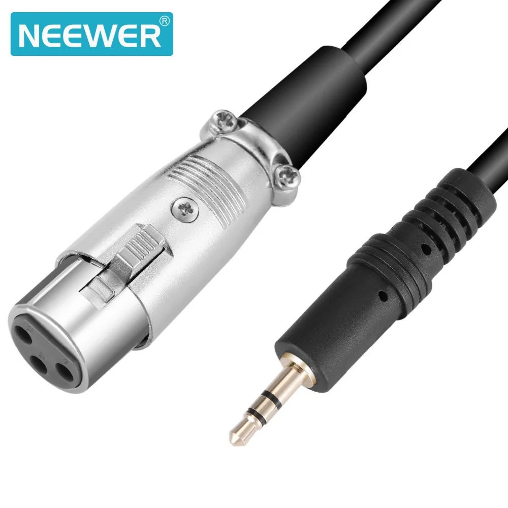 Neewer 3 контактный кабель для микрофона 1 8 м/5 9 фута 5 мм штекер разъем XLR мама