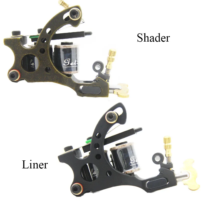 Getbetterlife Profession Iron Rotary Tattoo Machine Gun Liner 10 Wraps Shader 12Wraps Coil Supply Permanent Makeup Machines | Красота и
