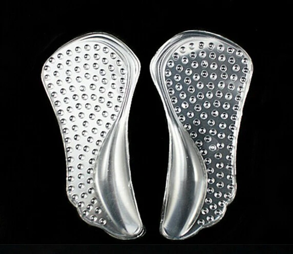 1 пара силиконовые стельки для обуви на полпятки|shoe pad|height increasegel insoles |
