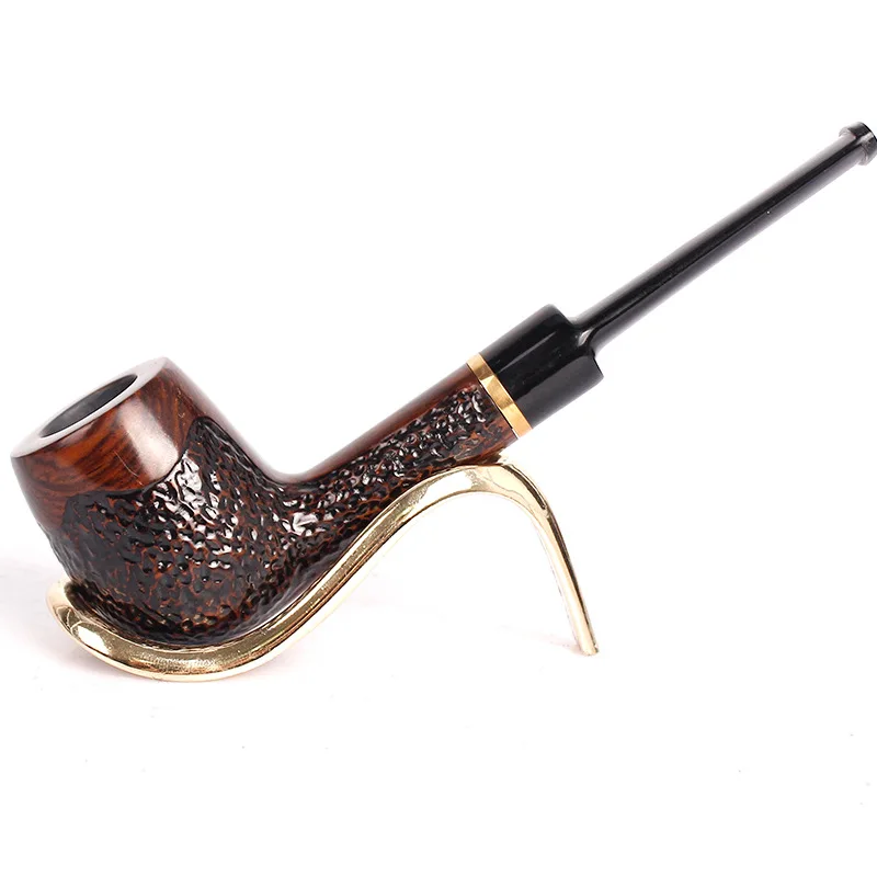 

Lighters and Smoking Accessories, Black sandalwood carving a pipe, Men's gift
