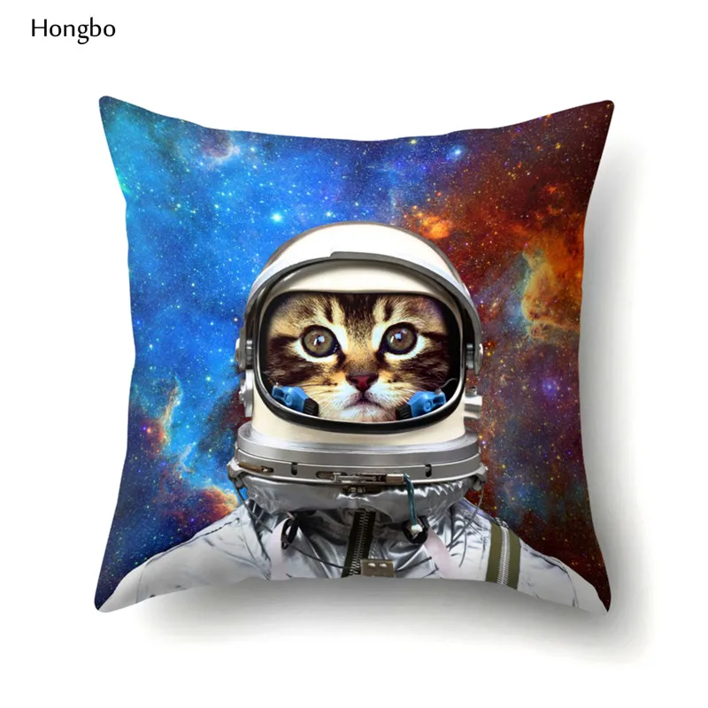 Хунбо мультфильм Cat Чехол для подушки с принтом Подушка домашнего декора диван