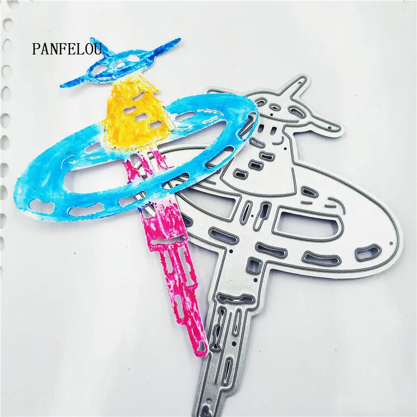 PANFELOU space station Scrapbooking DIY Halloween Embossing mould card paper die stencils punch Metal cuts dies cutting | Дом и сад