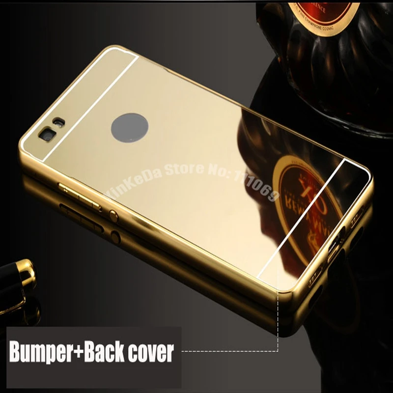 10 шт. роскошный акриловый Алюминиевый металлический зеркальный чехол для Huawei Ascend