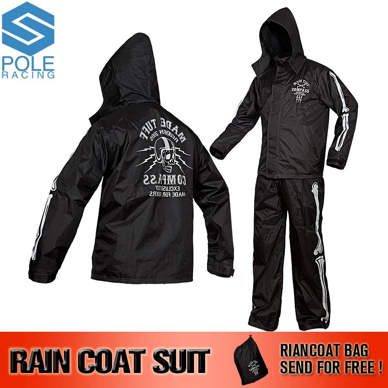 Дождевик для мотоциклистов водонепроницаемый дождевик прогулок мужской женский