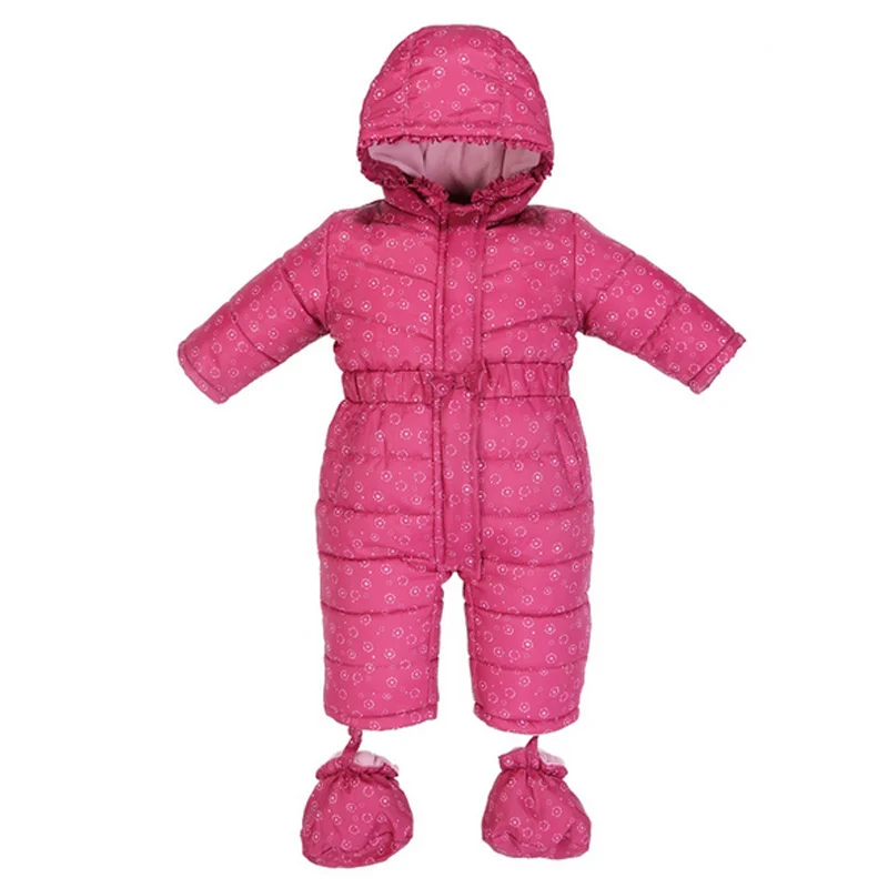 Детский хлопковый комбинезон с капюшоном принтом|clothes newborn|baby snowsuitjumpsuit boy |