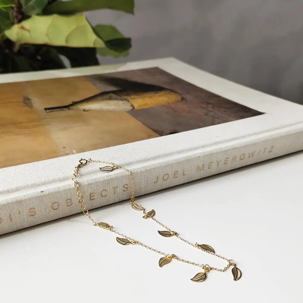 Женские браслеты на ногу amaiylliis плетеные из стерлингового серебра 925 пробы с