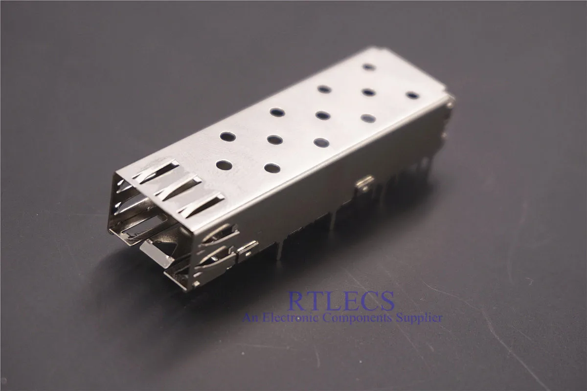 2 шт. SFP клетка 1x1 пресс Пригонка пайка на печатную монтажную плату под прямым
