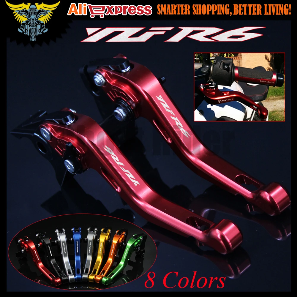 Логотип (YZF R6) 8 видов цветов для Yamaha YZF R6 2005 2010 2011 2012 2013 2014 2015 2016 2 пальца короткие
