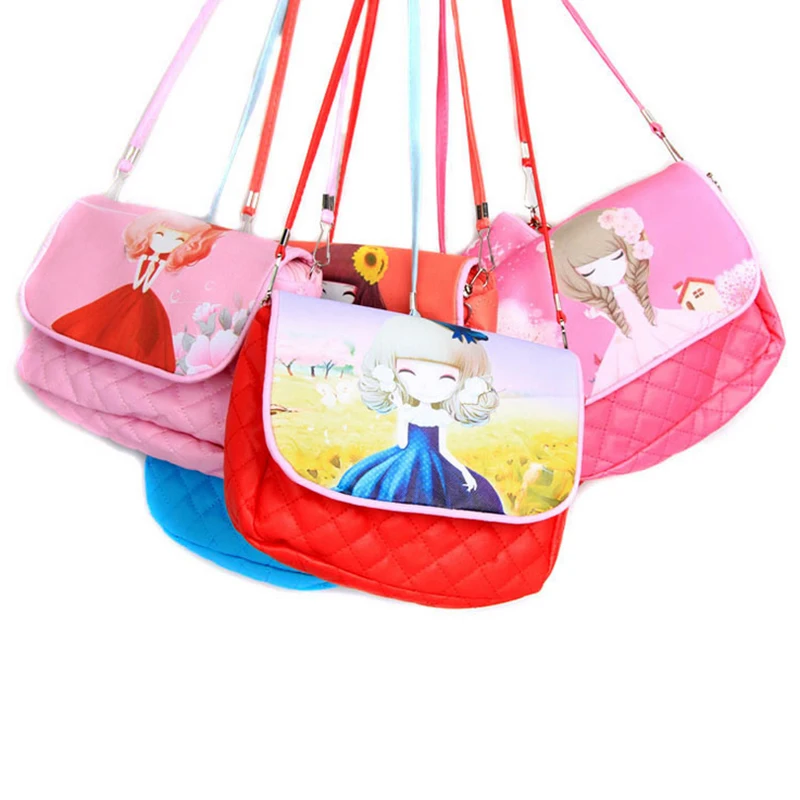 ROSEDIARY Мультфильм искусственная кожа двойная молния детские сумки модные через