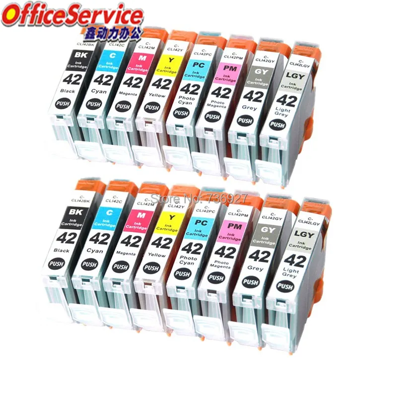 

16X=2Sets Compatible ink Cartridge CLI-42 CLI42 CLI 42 For Canon Pixma Pro-100 inkjet printer