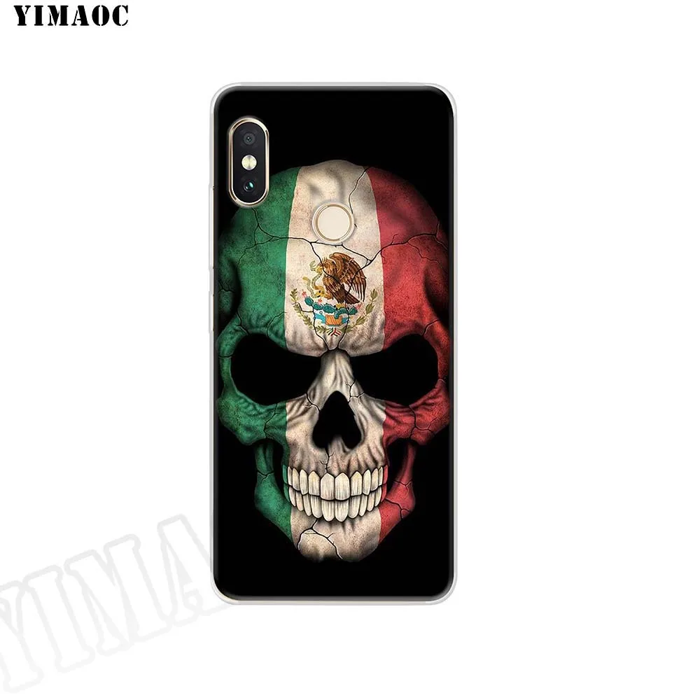 Мягкий силиконовый чехол YIMAOC с изображением головы черепа флага для POCOPHONE F1 Xiaomi