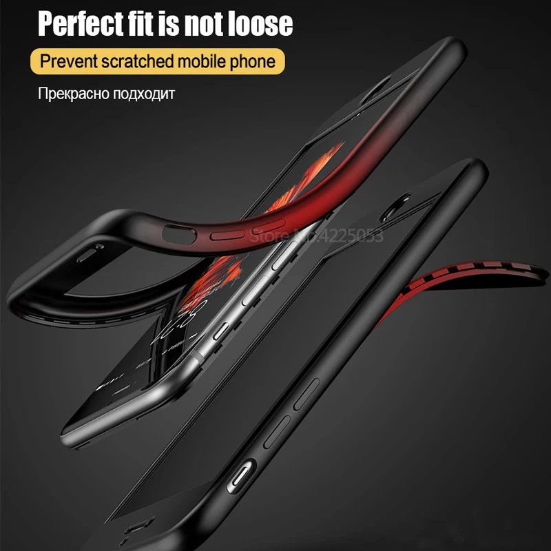 360 Полное покрытие мягкий чехол для телефона iPhone XS Max 8 6 6s 7 Plus 5 5S SE защитный кожух |