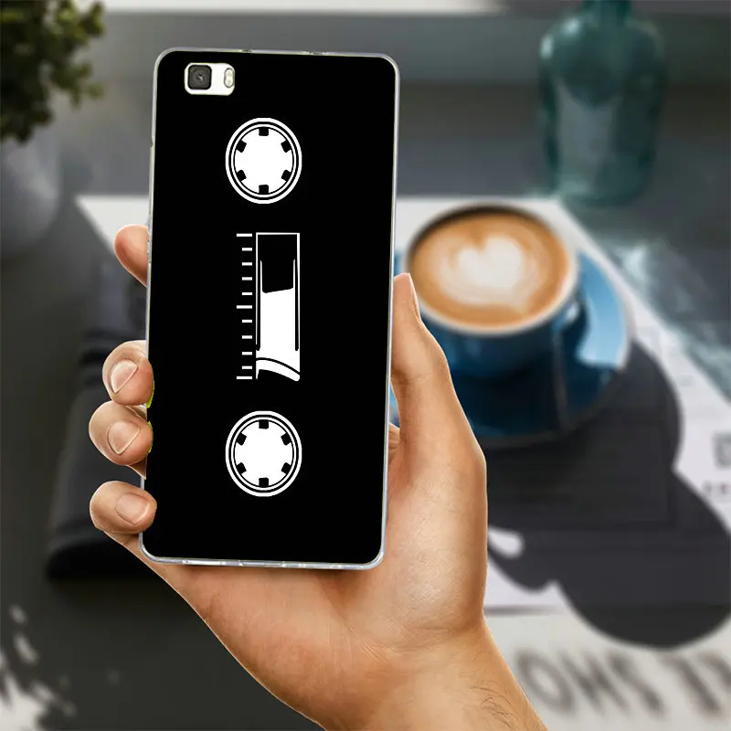 Soft Phone Case for Huawei P8 P9 P10 P20 Lite Mate 10 Pro Y5 Y6 Y3 II Y7 Honor 6X 9 Nostalgic Calculator Cassette Tape | Мобильные