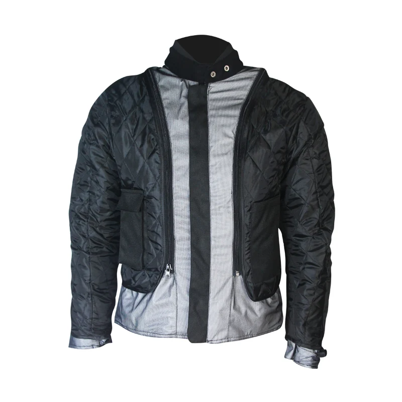 Мужская мотоциклетная Защитная куртка с подкладкой зимняя гоночная нагрудными