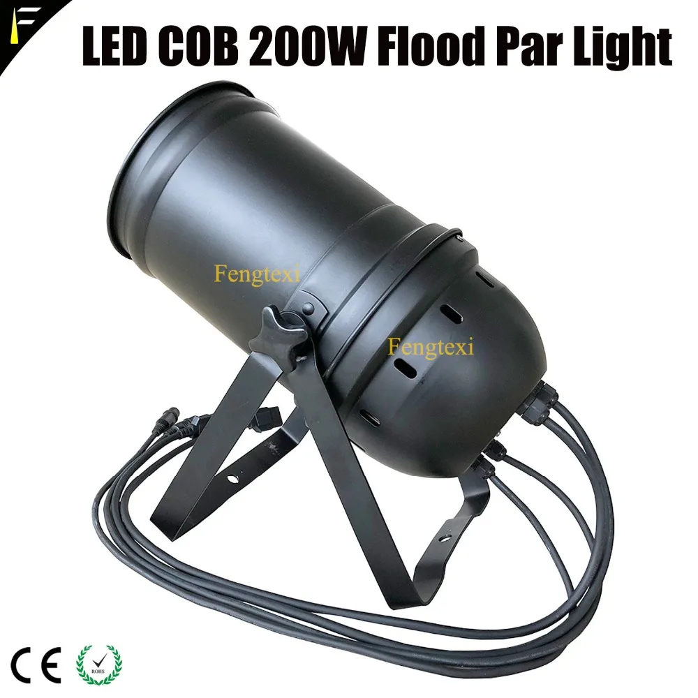 2 шт. точесветильник светильник COB LED 200w Zoom 15 ~ 50 градусов студийсветодиодный Par с