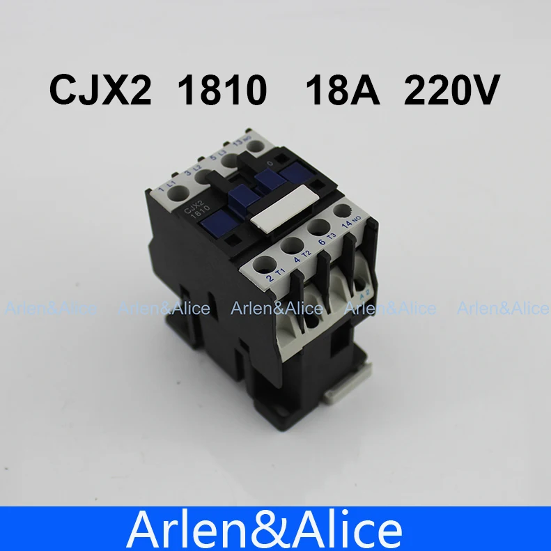 

CJX2 1810 AC contactor LC1 18A 220V 50HZ/60HZ