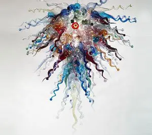 

100% Mouth Blown Borosilicate Home Decoarations Led Lights Dale Chihully Style Chandelier Living Room