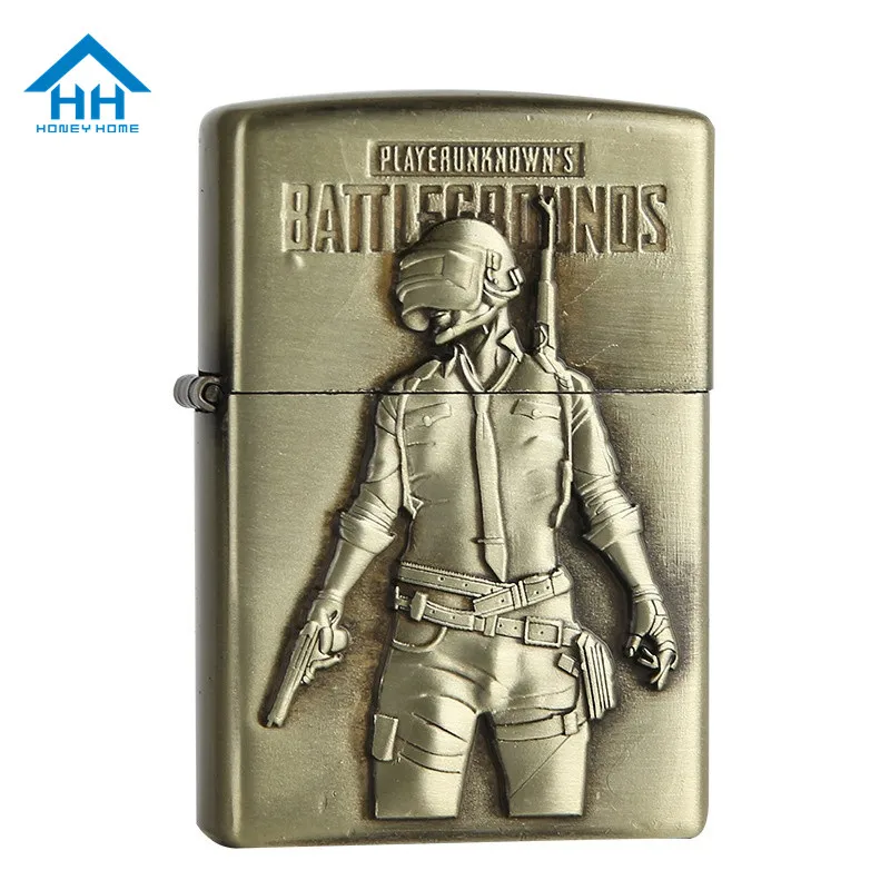 1 шт. 3D печать PUBG сигарета газовая зажигалка Playerunknown's Battlegrounds фигурка Зажигалка