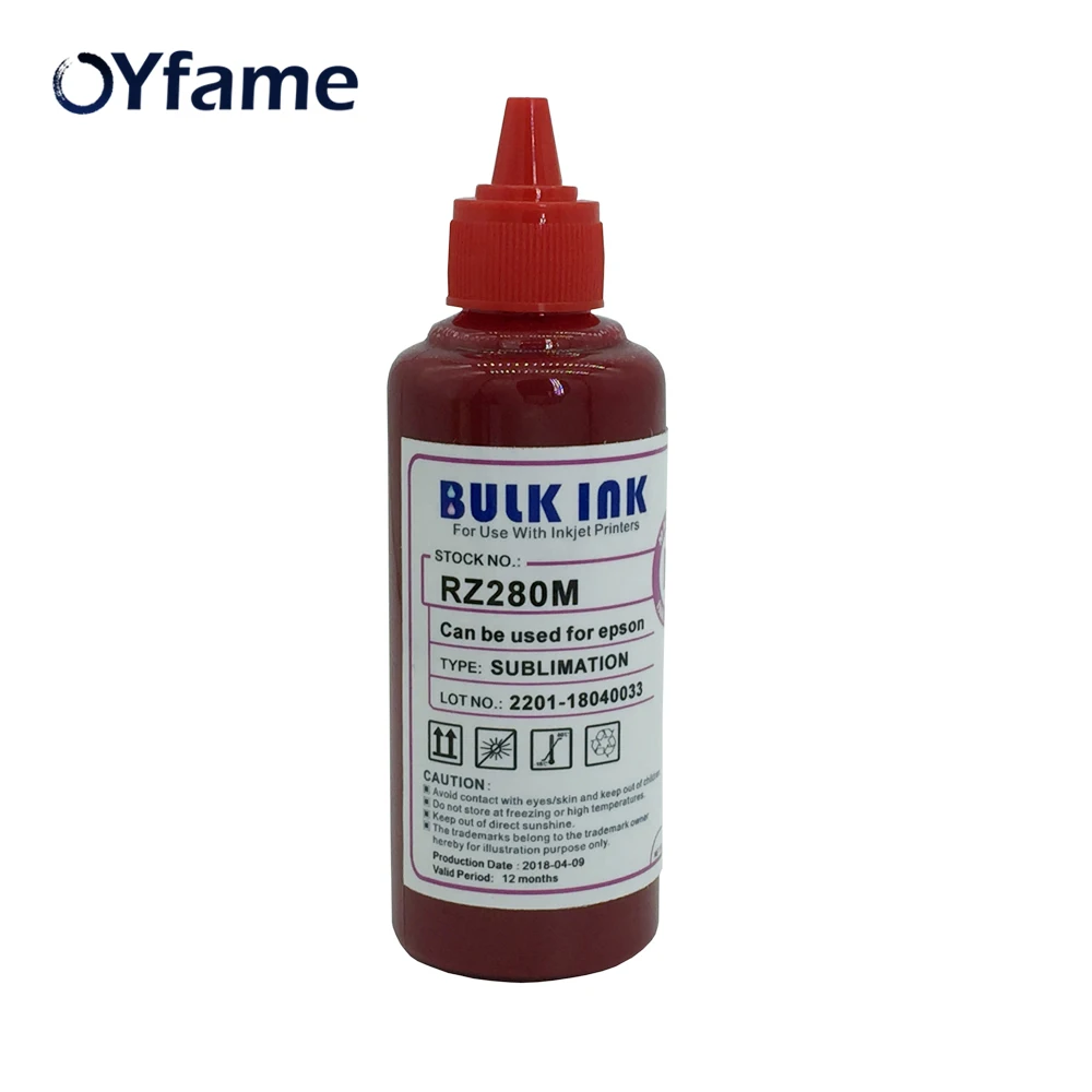 OYfame 100MLx 4 Colors Sublimation Ink For Ricoh GC21 GC31 Heat Transfer Press SG3100 SG2100 e3300N | Компьютеры и офис