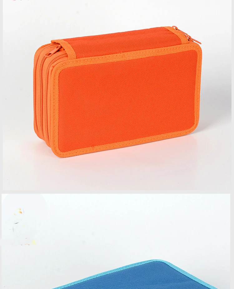 3 молнии многослойная функция Оксфорд школьные карандаши Чехол держатель ручки