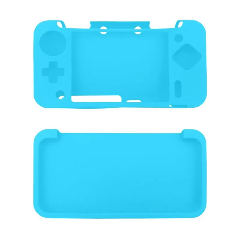 Jeebel NAND 2DS XL LL чехол игровой автомат силиконовый Полный Чехол резиновый корпус мягкий кожаный чехол ручка чехол