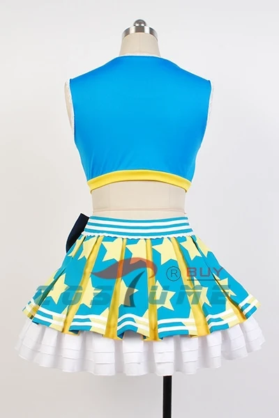 LoveLive! Любовь Live черлидеров Косплей Rin Hoshizora Костюм для женщин девочек Хэллоуин