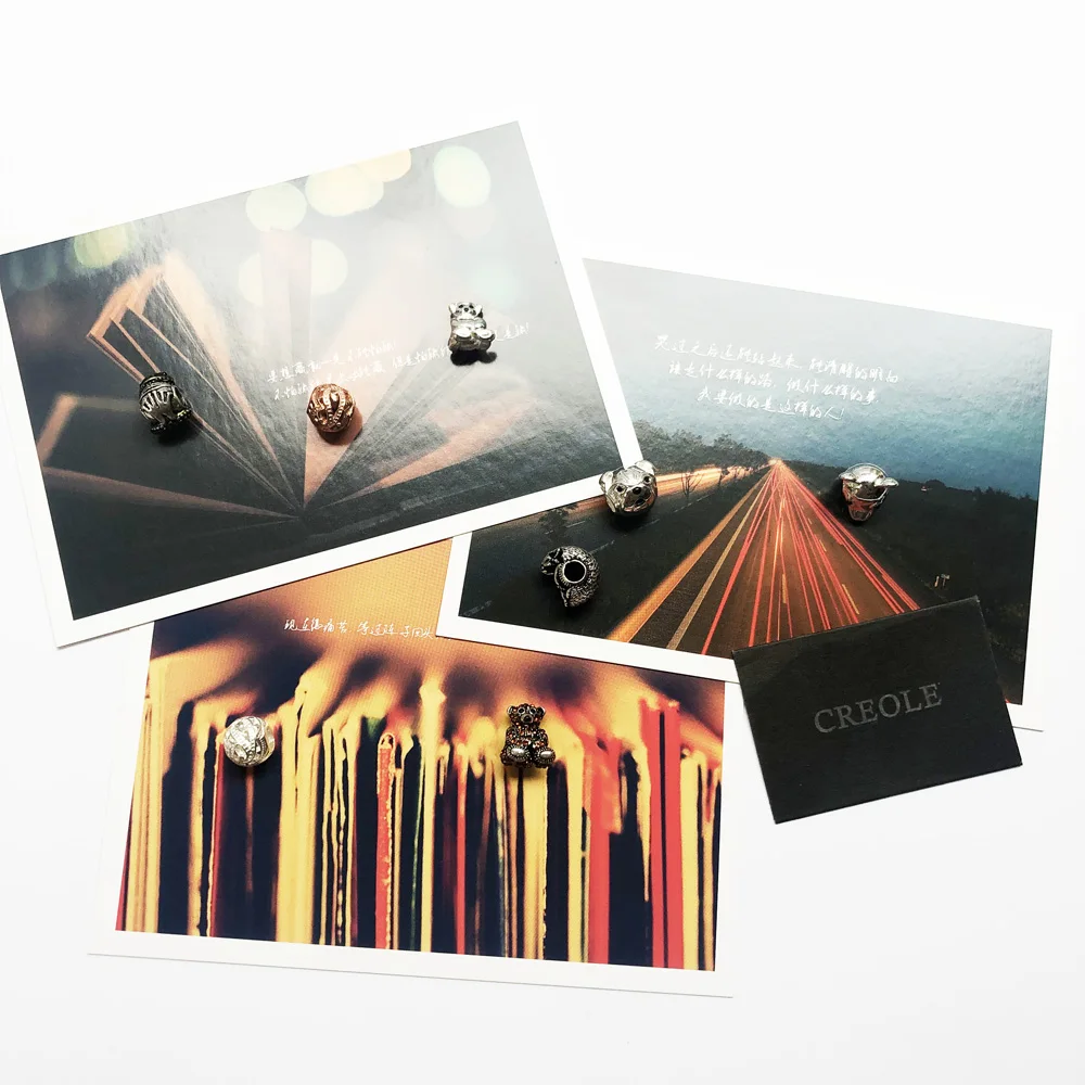 Капли воды снеговик мышь лягушка плюшевый мишка бусы 2019 новая мода серебро 925