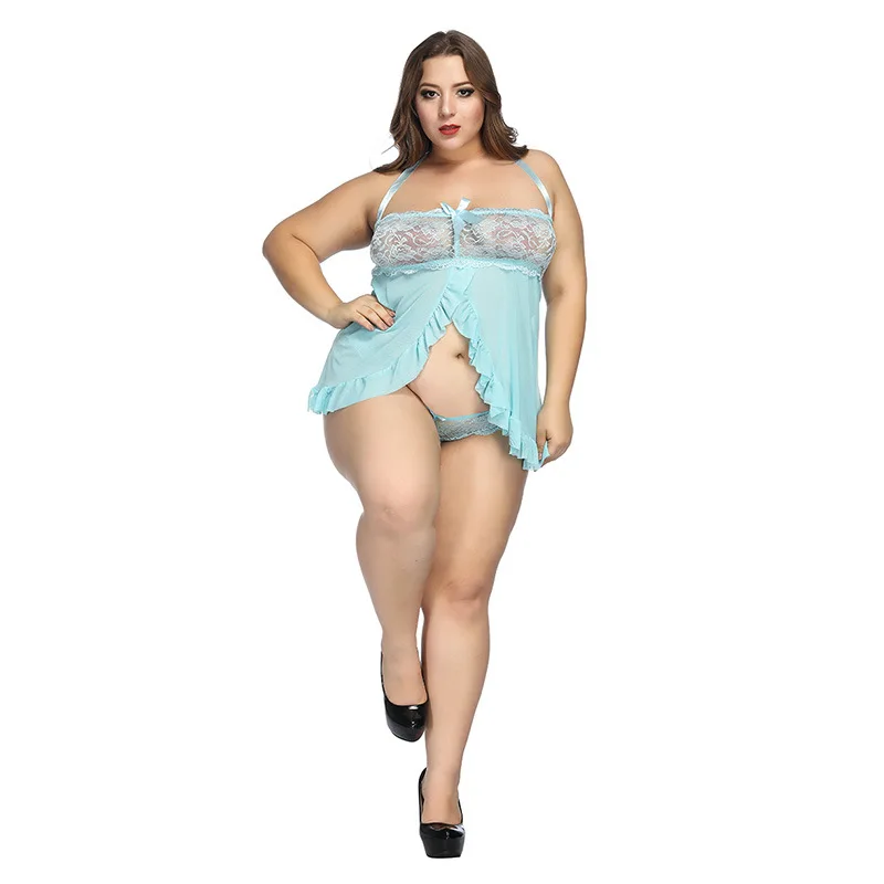 3XL, женское белье, кружевное Ночное платье, мини, сексуальное, ночная рубашка, Ropa, сексуальная, Para El Sexo, Синяя Женская одежда, ночное белье