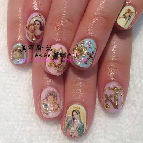 10 шт./лот 3d золотая русалка сплав морской океан искусство ювелирные изделия Леди