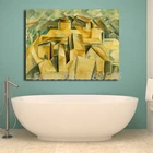 Настенная картина Дом на горе Пабло Пикассо, художественные постеры на холсте, живопись, настенные картины для офиса, спальни, домашний декор, художественное оформление